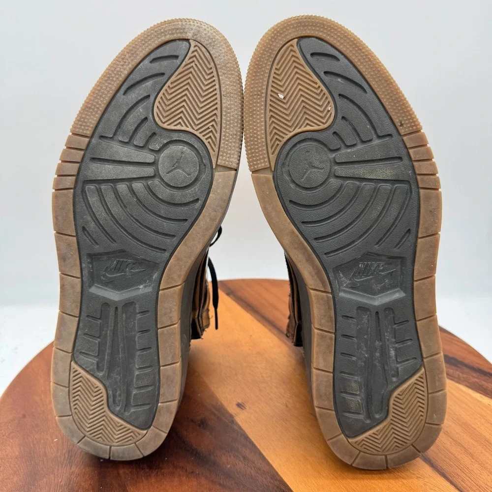 Nike Air Jordan 1 Elevate High Womens 11.5 Black Gum Athletic Shoes Sneakers